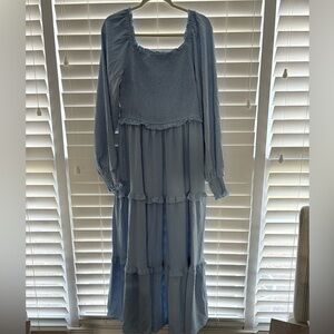 Beautiful long blue dress 👗💙🩵